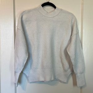 Abercrombie & Fitch White Knit Sweater